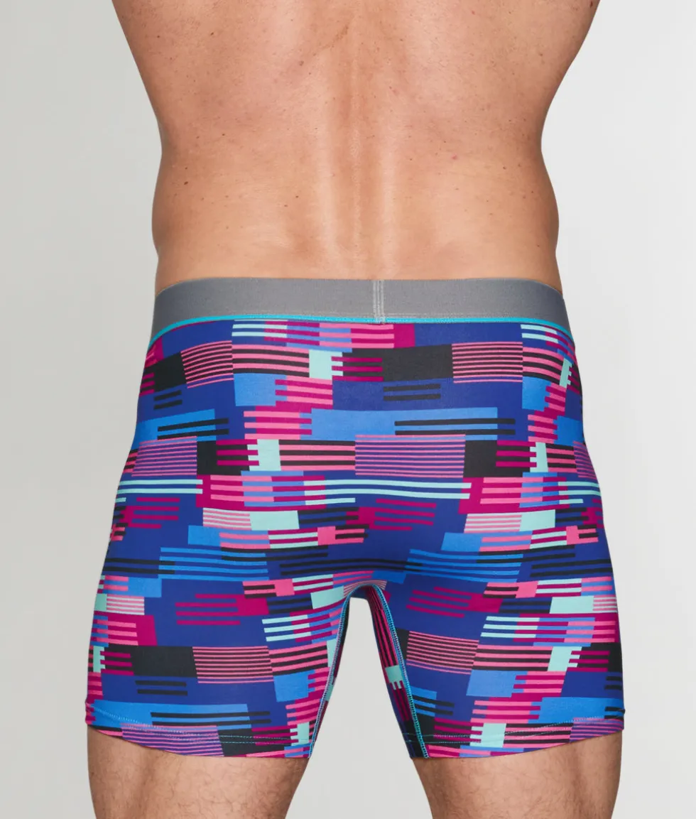 Unsimply Stitched Hatch Stripe Boxer Brief