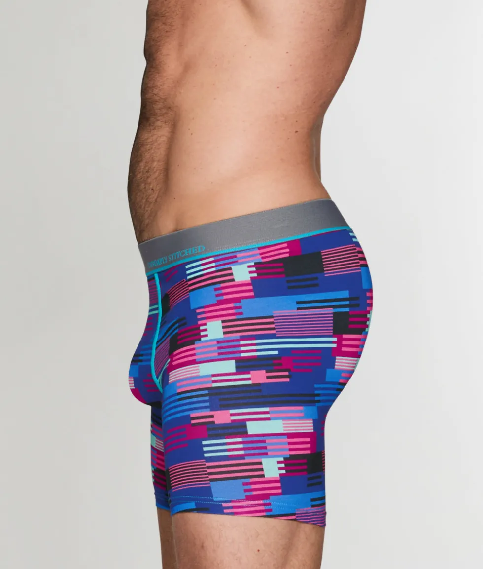 Unsimply Stitched Hatch Stripe Boxer Brief