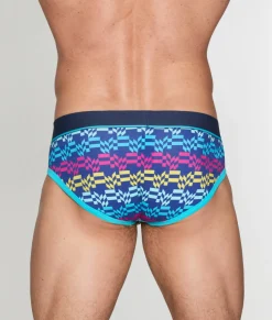 Unsimply Stitched Retro Stripe Brief