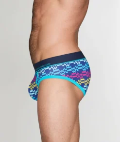 Unsimply Stitched Retro Stripe Brief