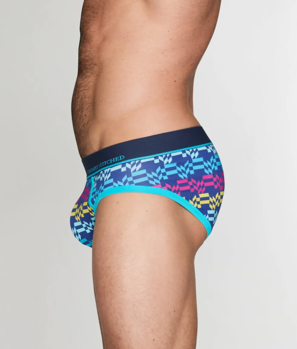 Unsimply Stitched Retro Stripe Brief