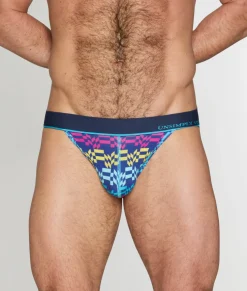 Unsimply Stitched Retro Stripe Jockstrap