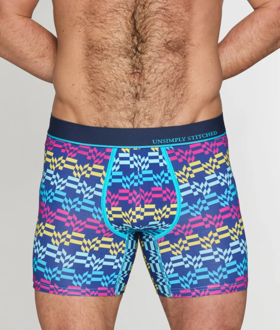 Unsimply Stitched Retro Stripe Boxer Brief