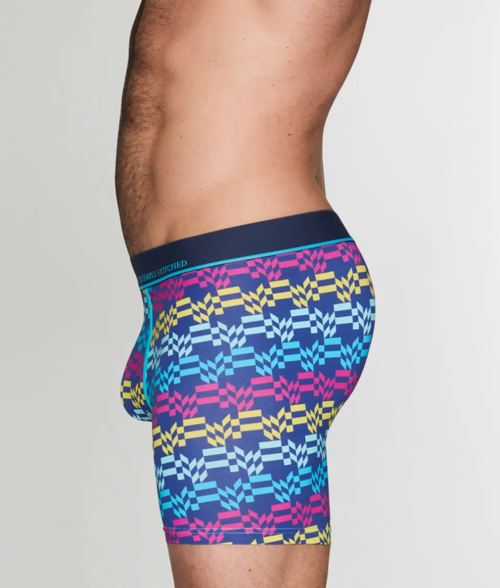 Unsimply Stitched Retro Stripe Boxer Brief