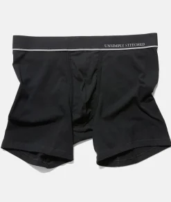 Unsimply Stitched Solid Grey Boxer Brief