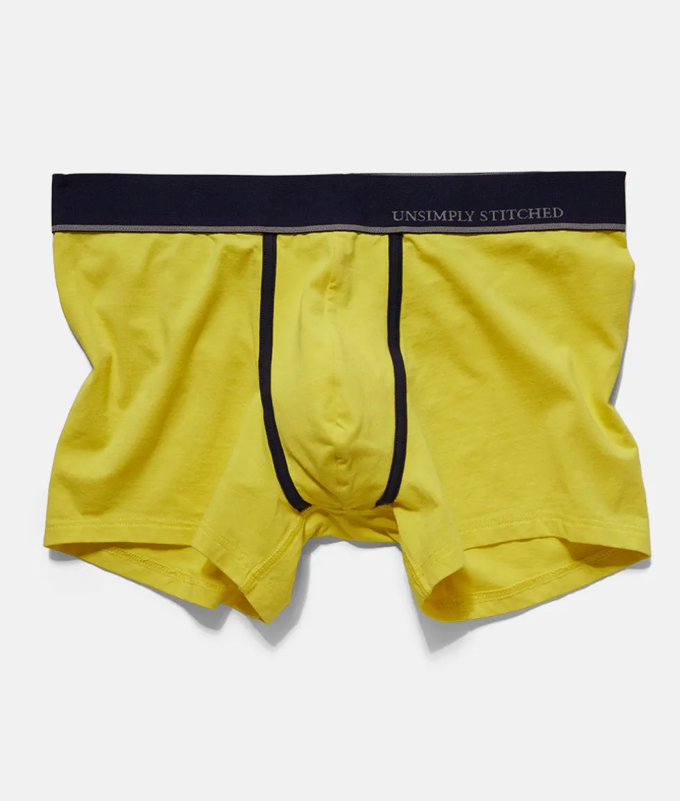 Unsimply Stitched Solid Trunk