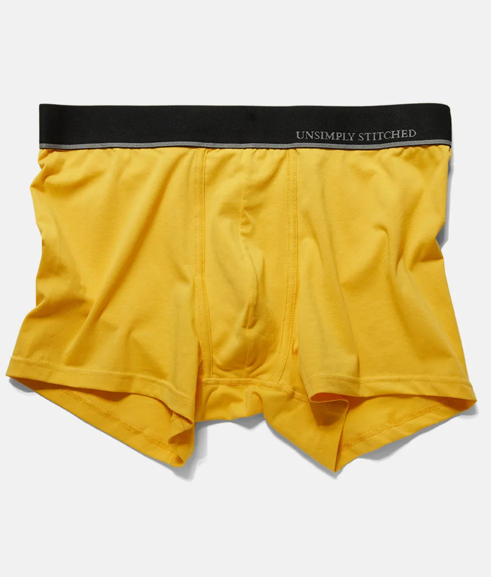 Unsimply Stitched Solid Trunk