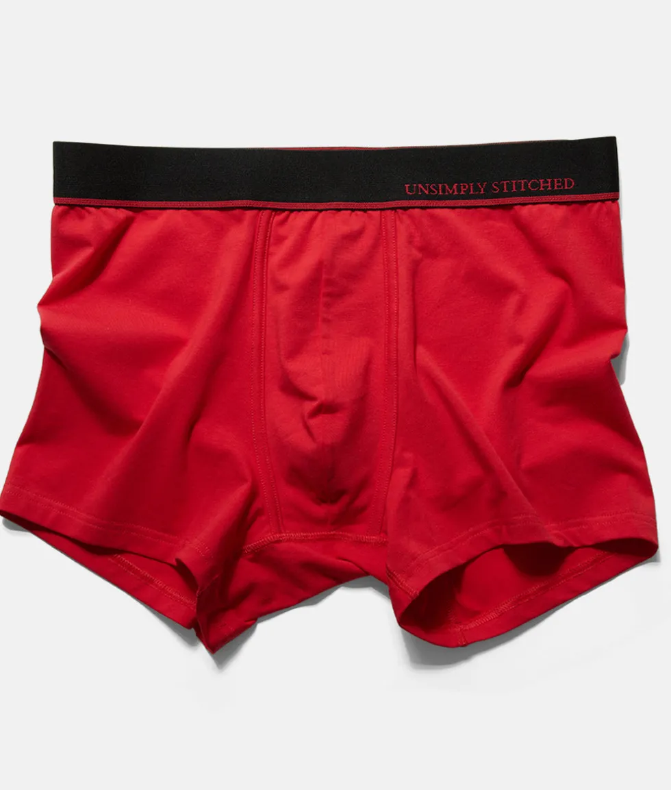 Unsimply Stitched Solid Trunk