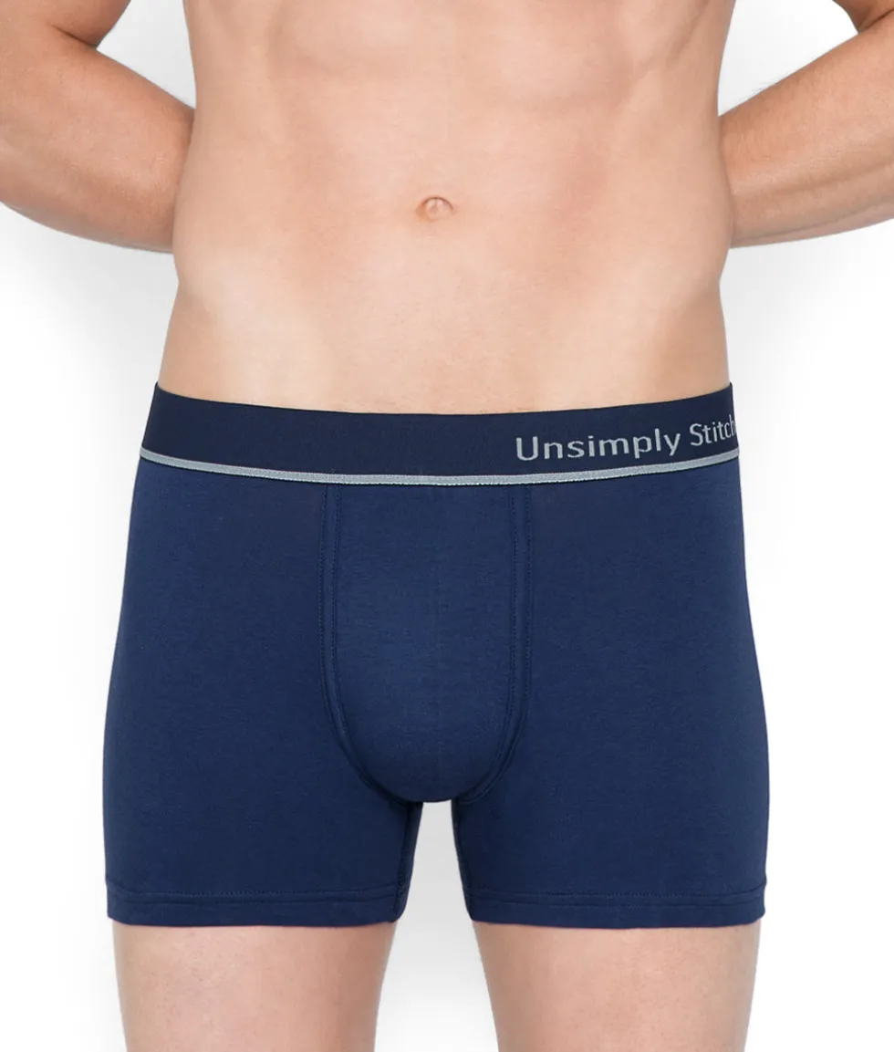 Unsimply Stitched Solid Trunk